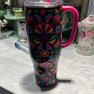 Swig Colorful Floral Travel Tumbler